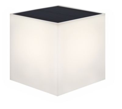 Applique murale LED solaire Wally IP65 blanc l.18 x L.18 cm