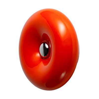 Applique murale LED verre orange donut 30 cm 12W design moderne