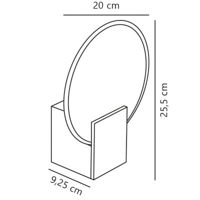 Applique murale luminaire HESTER  Matière plastique Feuille de bois H. 25,5 IP44 Nordlux-Intérieur