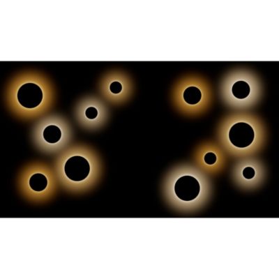 Applique Murale Mac Mini Corten 6W À Led, Interrupteur Cct, 2700K/3200K/4000K, En Aluminium, 360 Degrés - Beneito & Faure