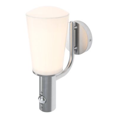 Applique murale montante à détection Charwell E27 IP44 GoodHome chrome