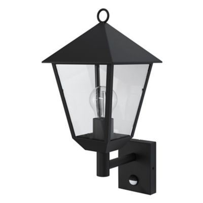 Applique murale montante à détection Docker E27 25W IP44 GoodHome noir