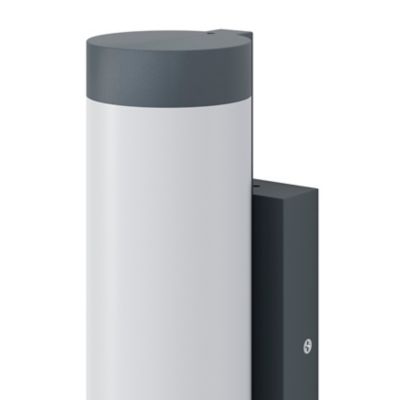 Applique murale murale Callisto taille M LED intégrée 1400lm 16W IP44 GoodHome gris anthracite