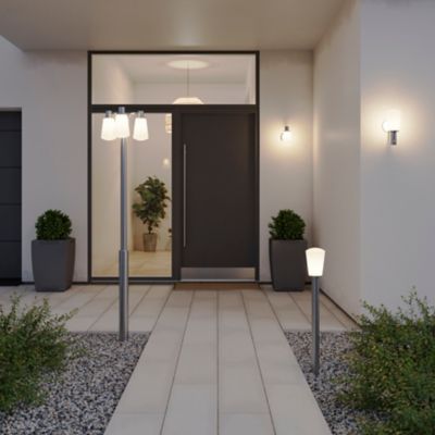 Applique murale murale descendante Charwell E27 IP44 GoodHome chrome