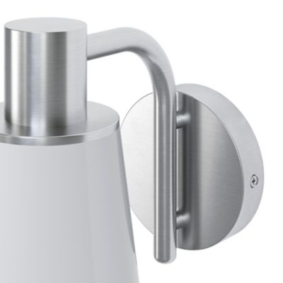 Applique murale murale descendante Charwell E27 IP44 GoodHome chrome