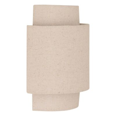 Applique murale Nahel en lin beige 20x13cm - Atmosphera
