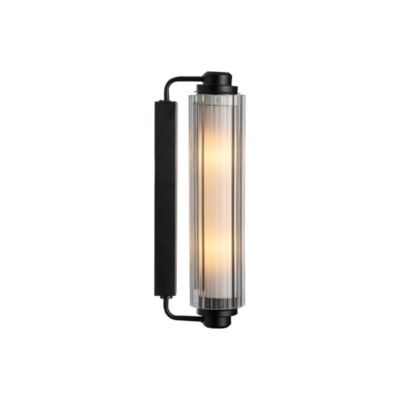 Applique murale NIMAL  Matière plastique Noir, H.35 - IP44 - E14 /Nordlux Intérieur