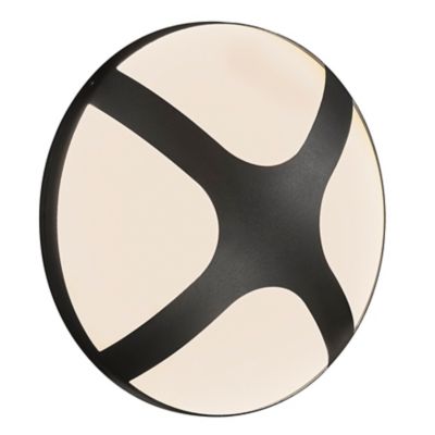 Applique murale Plafonnier extérieur Cross 26cm E27 IP54 Nordlux Noir