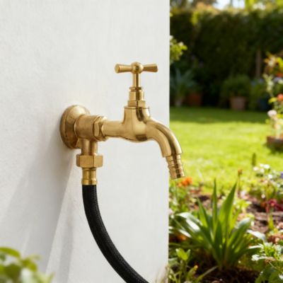 Applique murale pour robinet ø12 mm 15/21 Diall