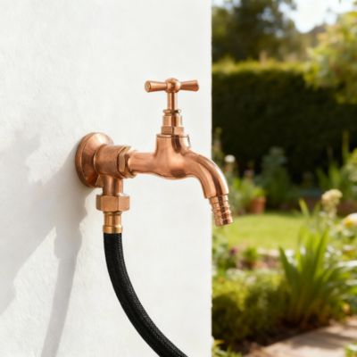 Applique murale pour robinet 20/27 ø16 mm Diall