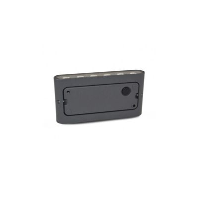 Applique Murale Rectangulaire LED 13W 4000K Gris Anthracite IP54