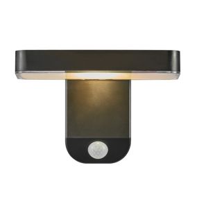 Applique murale RICA, Matière plastique, Couleur Noir, SolarLed, H.12, IP44 / NORDLUX Extérieur