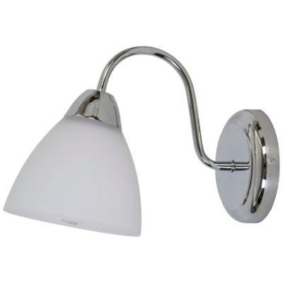 Applique murale LED intégrée Giausar 780lm 9W IP20 GoodHome argent