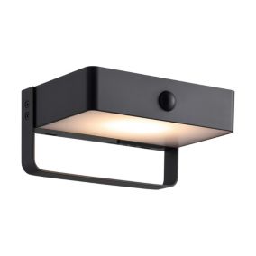 Applique murale SAULIO Solar Aluminium Noir, H.7,3  IP44  SolarLed  Nordlux  Extérieur