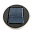 Applique murale solaire à détection Kiana 50lm 0.58W IP44 GoodHome chrome