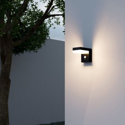 Applique murale solaire CENOVA WALL Noir Plastique