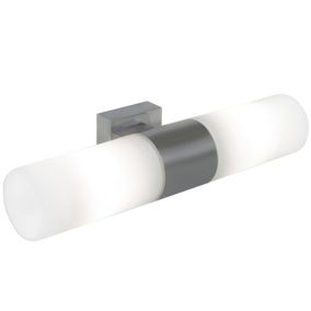 Applique murale TANGENS Double Verrerie Chromé, H.6 - IP44 - E14  Nordlux Intérieur
