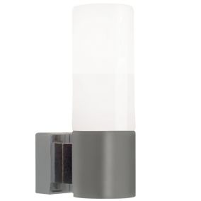 Applique murale TANGENS Single Verrerie Acier Brossé, H.18.4 - IP44 - E14  Nordlux Intérieur