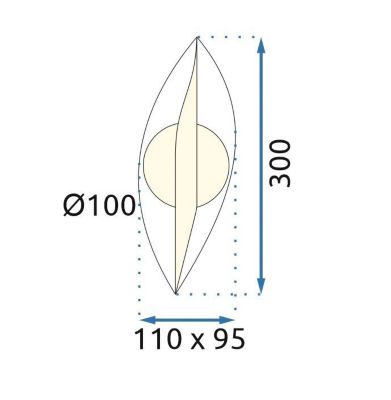 APPLIQUE MURALE TOOLIGHT G031-W GOLD