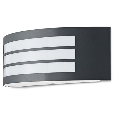 Applique murale Valcourt E27 40W IP44 GoodHome gris anthracite