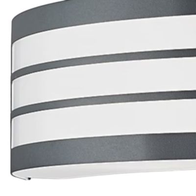 Applique murale Valcourt E27 40W IP44 GoodHome gris anthracite