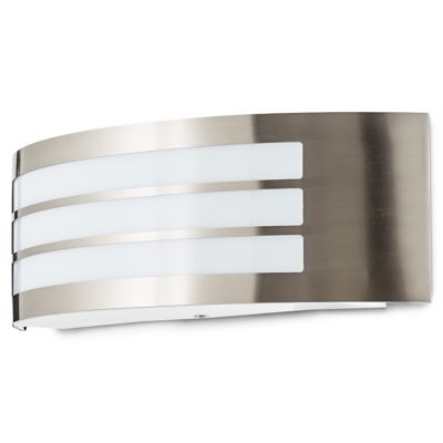 Applique murale Valcourt E27 40W IP44 GoodHome gris chrome