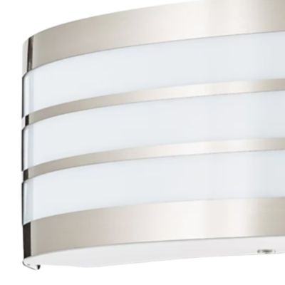 Applique murale Valcourt E27 40W IP44 GoodHome gris chrome