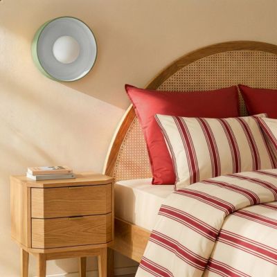 Applique murale verre et métal vert, rouge G9 5 W Ø25 cm Jumell Yori