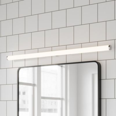 Applique murale Yucata LED intégrée 1000lm 10W IP44 Ø4,1cm blanc neutre GoodHome argent