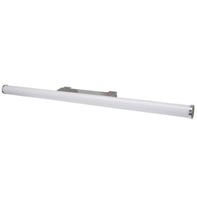 Applique murale Yucata LED intégrée 800lm 8W IP44 Ø4,1cm blanc neutre GoodHome argent