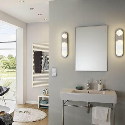 Applique salle de bain moderne chrome IP44 - Bath