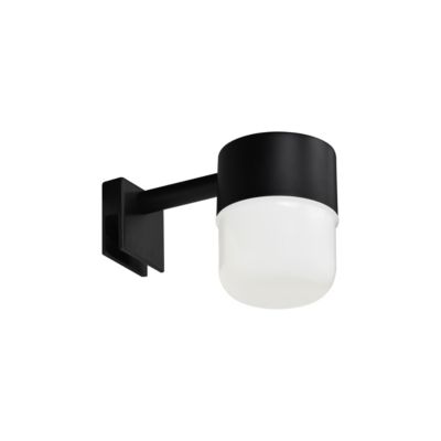 Applique pour miroir de salle de bain ajustable LED intégrée Bovey noir 600lm 6,5W I44 l.11 x H.9,5 x P.13 cm GoodHome