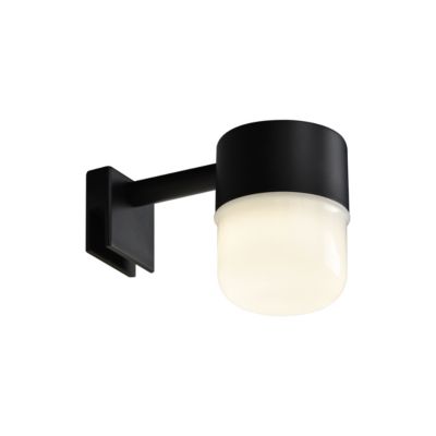 Applique pour miroir de salle de bain ajustable LED intégrée Bovey noir 600lm 6,5W I44 l.11 x H.9,5 x P.13 cm GoodHome