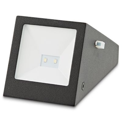 Applique solaire d'angle Plevna LED intégrée solaire 0.12W 345lm IP44 GoodHome noir