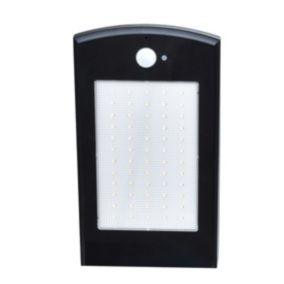 Applique solaire IP65 (1350lm 6000K) - Noire - Voltman