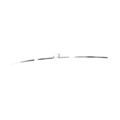 Applique Toplight Curved Avec Led Intégrée, Structure En Métal Chromé, Design Moderne 90X7X16Cm 15W