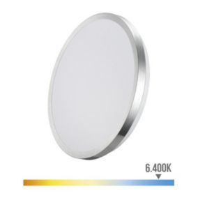 Appliquer surface led 18w 1200 lumens 6400K cadre chromé