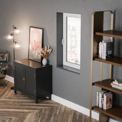 Appui de fenêtre PVC l. 20 cm x ép. 9 mm - Anthracite - 160 cm