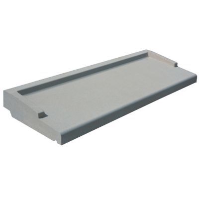 Appui de fenêtre gris 110 x 34 cm béton