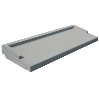 Appui de fenêtre gris 90 x 34 cm béton
