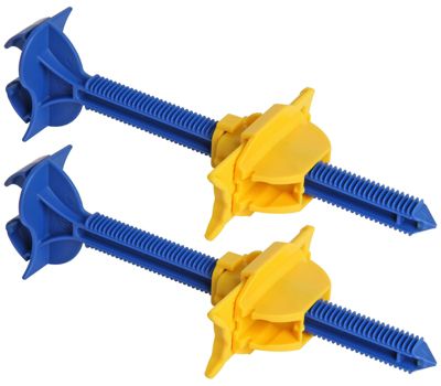 Appui Intermédiaire Sécable Semin - Fixation Réglable pour le Doublage des Murs sur Ossatures - 180 mm - 2 Boites de 50