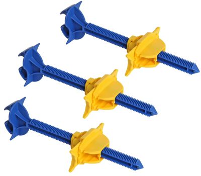Appui Intermédiaire Sécable Semin - Fixation Réglable pour le Doublage des Murs sur Ossatures - 180 mm - 3 Boites de 50