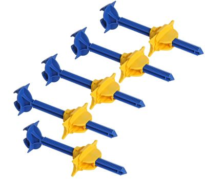 Appui Intermédiaire Sécable Semin - Fixation Réglable pour le Doublage des Murs sur Ossatures - 180 mm - 5 Boites de 50