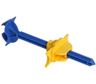 Appui Intermédiaire Sécable Semin - Fixation Réglable pour le Doublage des Murs sur Ossatures - 180 mm - Boite de 50