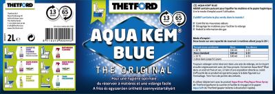 Thetford LOT 3 X Aqua KEM Blue 2L Produits WC Chimique Entretien