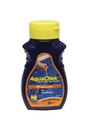 AquaChek Orange 3-en-1 bandelettes 50 unités (oxygène actif, pH, TAC) - 561682A
