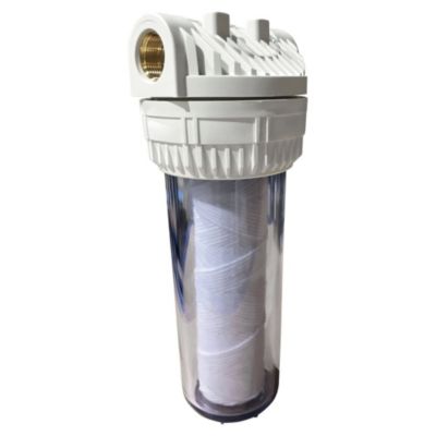 Aquawater - Cartouche filtrante bobinée 20 microns - Taille standard 9 3/4 - Durée 12 mois