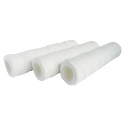 Aquawater - Lot de 3 cartouches filtrantes bobinées 20 microns - Taille standard 10 - Durée 12 mois