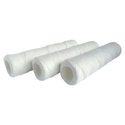 Aquawater - Lot de 3 cartouches filtrantes bobinées 20 microns - Taille standard 10 - Durée 6 mois