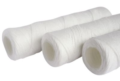 Aquawater - Lot de 3 cartouches filtrantes bobinées 20 microns - Taille standard 10 - Durée 6 mois